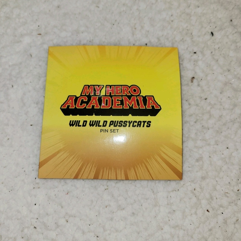 My Hero Academia Wild Wild Pussycats Enamel‎ Pin Set (4) Katsuki Meow Ver...